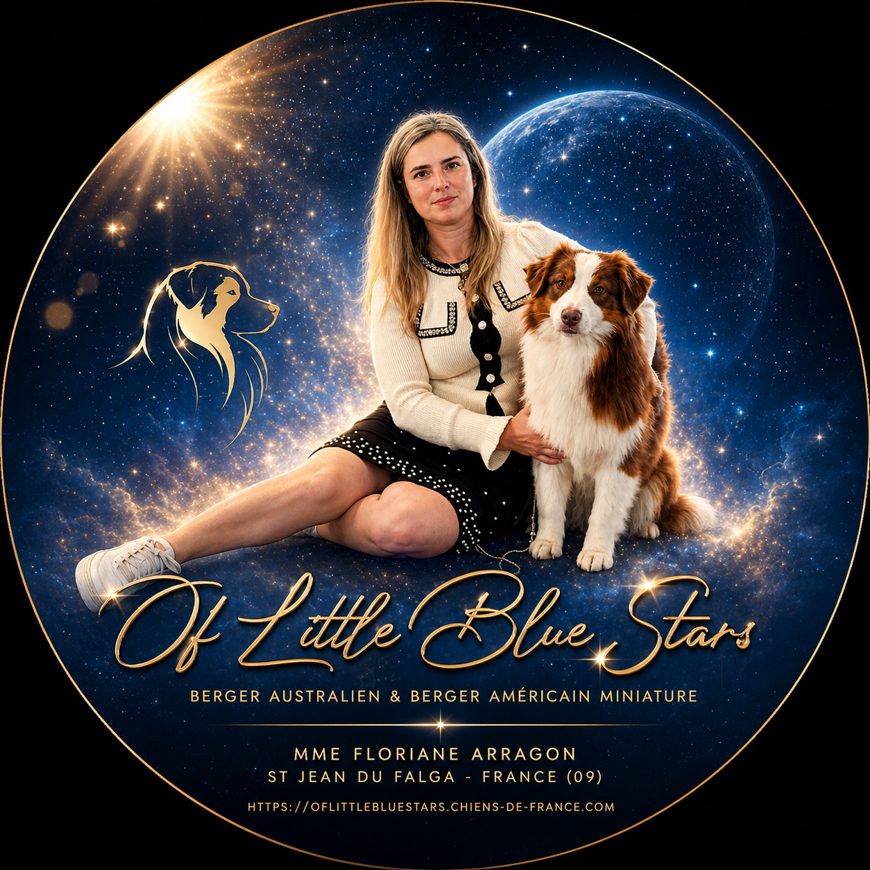 L'éleveuse Of Little Blue Stars